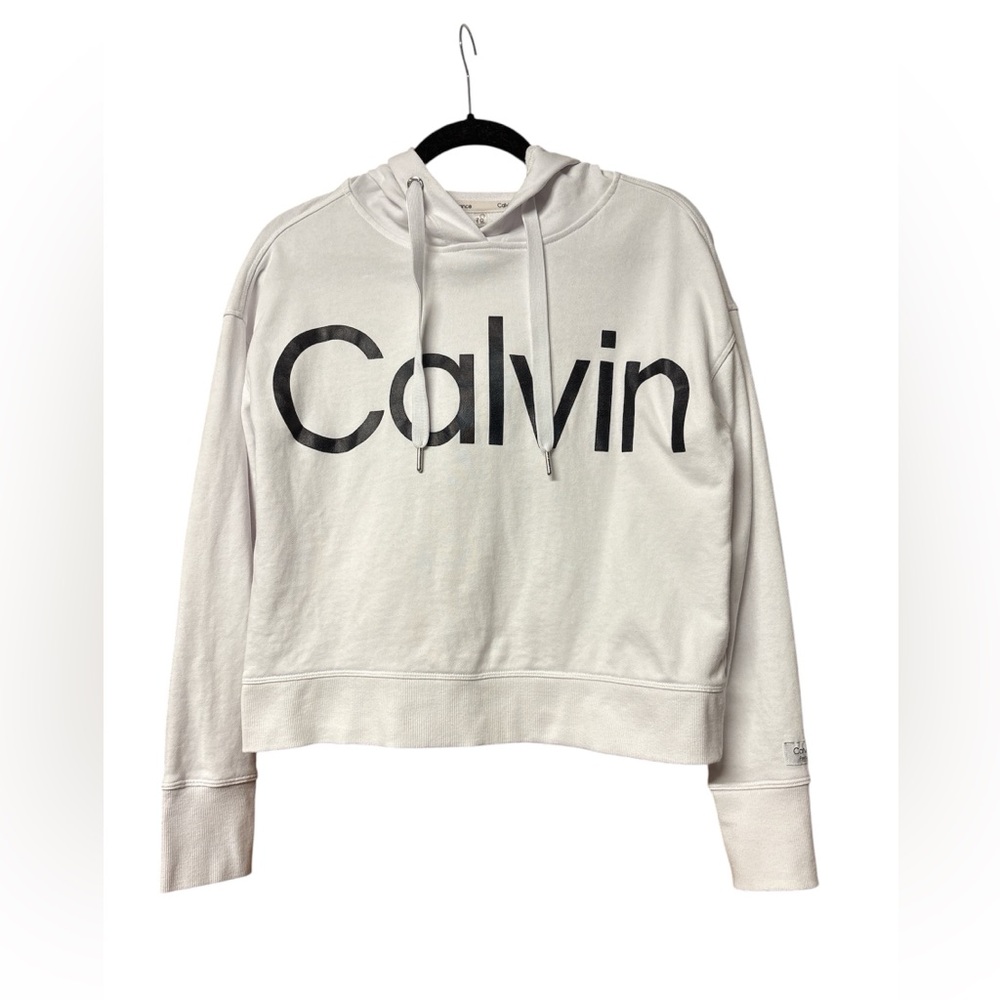 Calvin Klein Women's Cream Hoodie